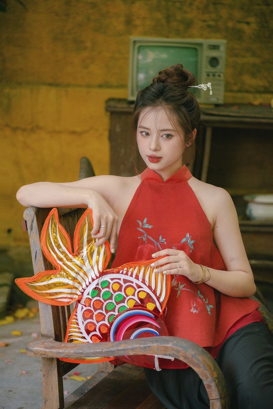 Cô gái, nữ, bạn gái, girl, trung thu, áo yếm - Kademo (3)
