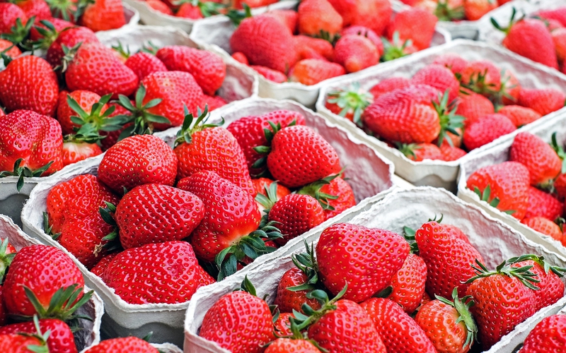 Dâu tây, dâu, trái cây, strawberry - Couleur