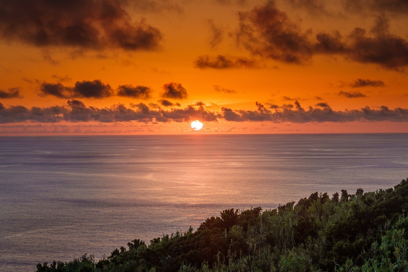 Hoàng hôn, bầu trời, biển, sunset, nền, background - rperucho