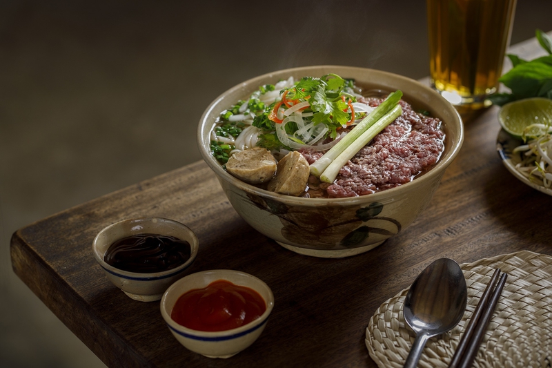 Món ăn Việt Nam, ẩm thực Việt Nam, phở bò, phở, bò, phở tái - Trang Pham (2)