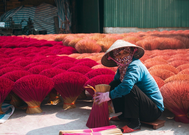 Nhang, làng nhang, làng nghề, Việt Nam, Viet Nam - lehuudat
