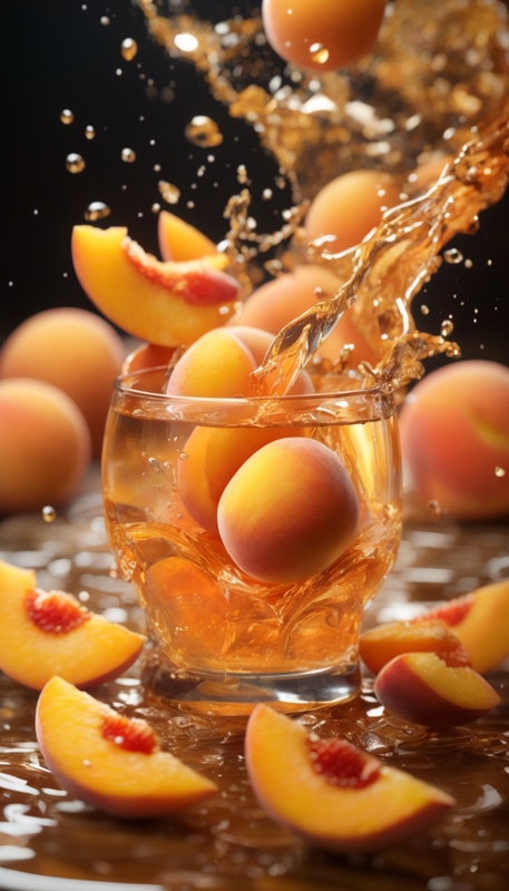 Nước ép đào, đào, peach, trái cây, nước ép, fruit, juice - ghasoub