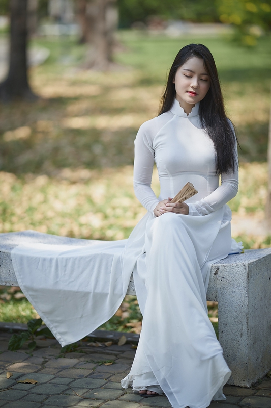 Áo dài, trang phục truyền thống, cô gái, con gái, phụ nữ, nữ, Việt Nam, Viet Nam - TieuBaoTruong