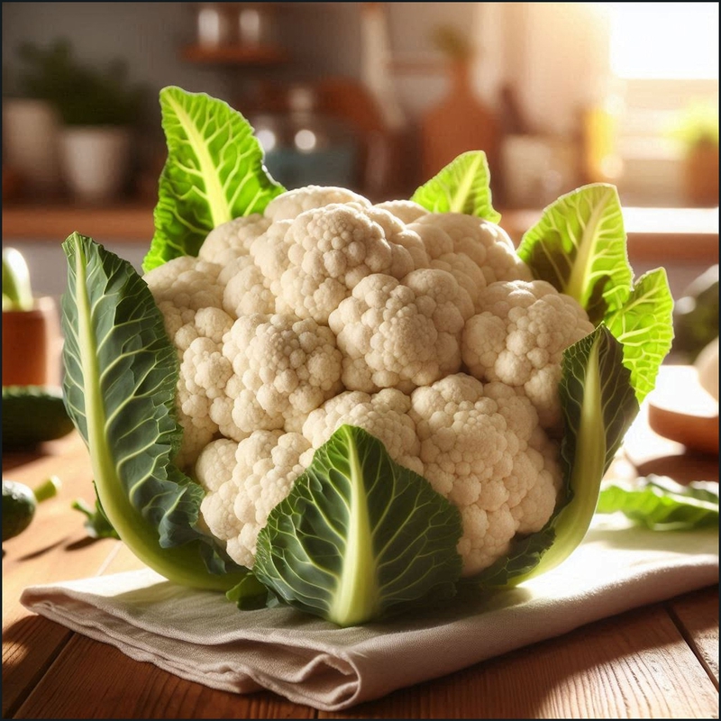 Súp lơ, bông cải, bông cải trắng, rau củ, cauliflower - KARLEINS