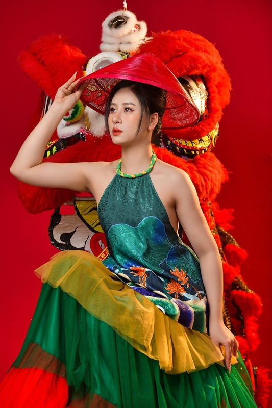 Tết, xuân, cô gái, con gái, phụ nữ, nữ, áo yếm, trang phục, Việt Nam - RingoStudio (1)