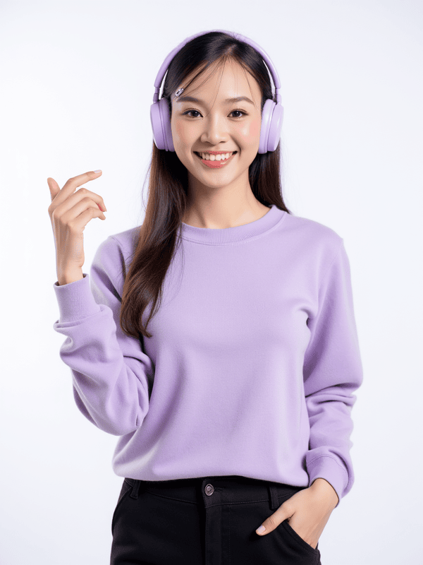 Con gái, nữ, girl, tai nghe, sinh viên, quảng cáo, Việt Nam 32