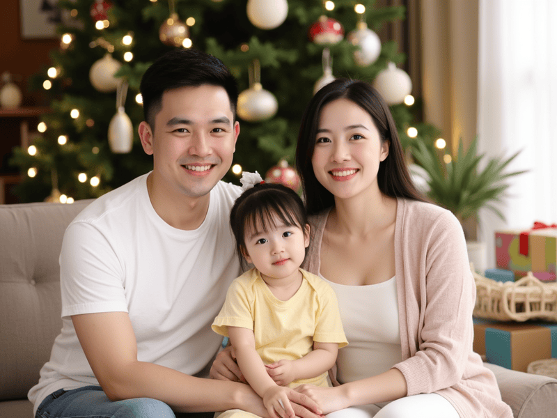Gia đình, family, giáng sinh, christmas, Việt Nam