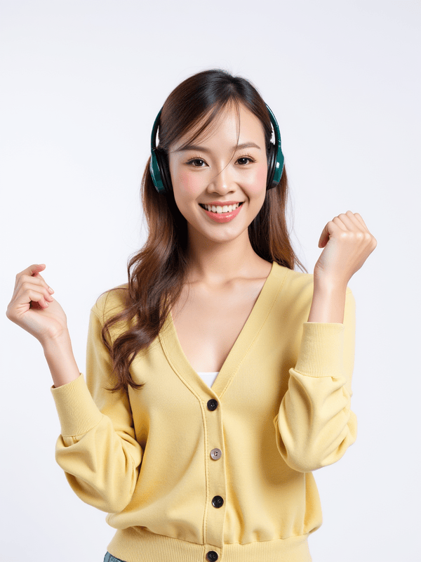 Con gái, nữ, girl, tai nghe, sinh viên, quảng cáo, Việt Nam 15