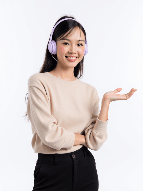 Con gái, nữ, girl, tai nghe, sinh viên, quảng cáo, Việt Nam 41