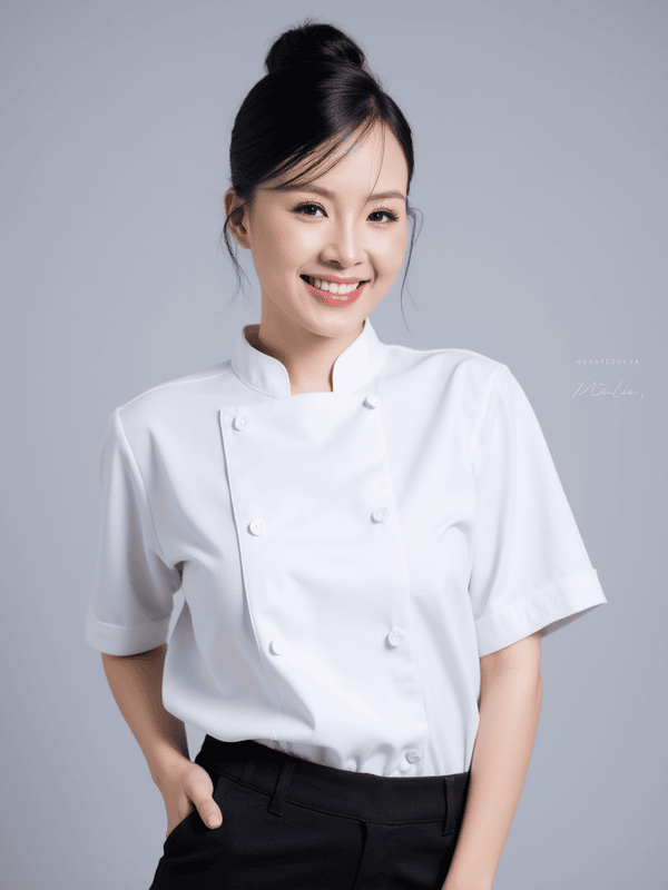 Con gái, nữ, girl, đầu bếp, chef, người mẫu, quảng cáo, Việt Nam 12