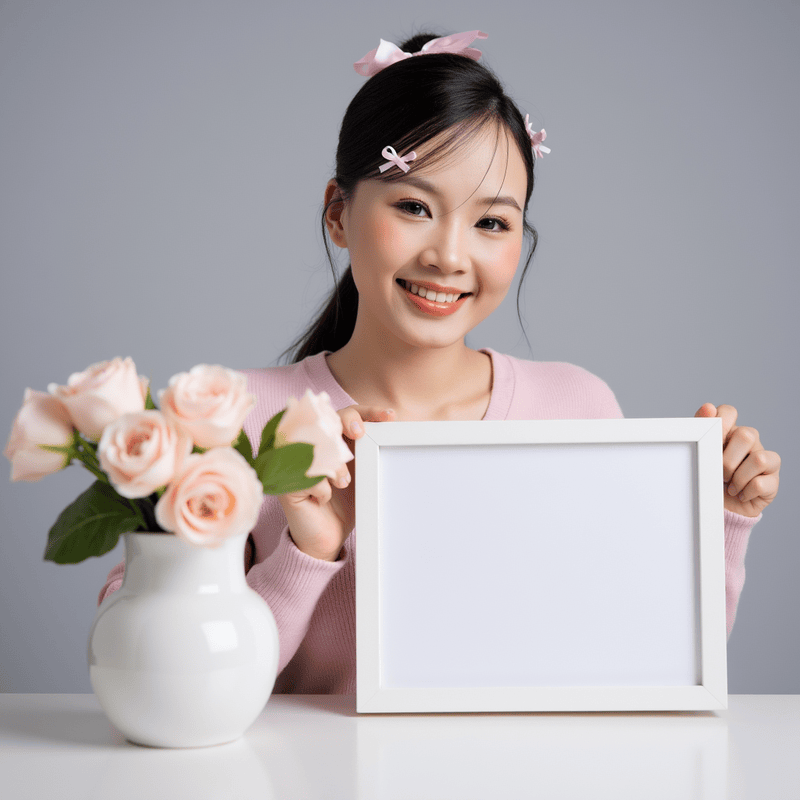 Con gái, nữ, girl, khung tranh, người mẫu, quảng cáo, Việt Nam 6