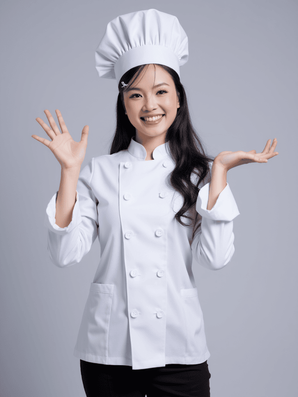 Con gái, nữ, girl, đầu bếp, chef, người mẫu, quảng cáo, Việt Nam 6