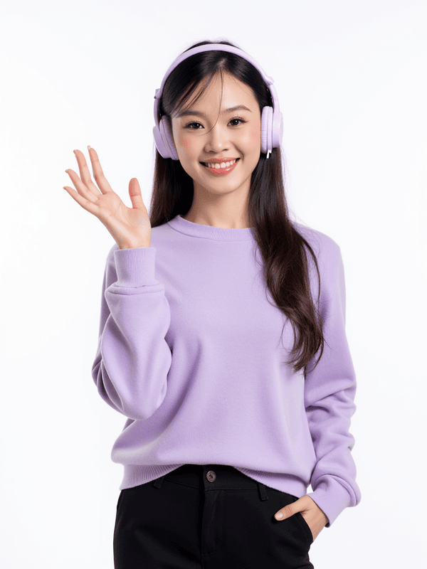 Con gái, nữ, girl, tai nghe, sinh viên, quảng cáo, Việt Nam 34