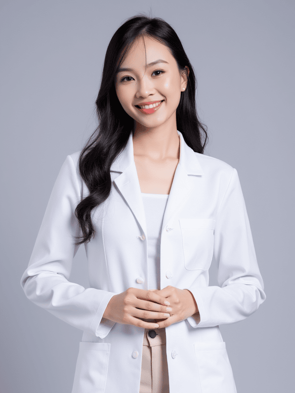 Con gái, nữ, girl, bác sĩ, doctor, quảng cáo, Việt Nam