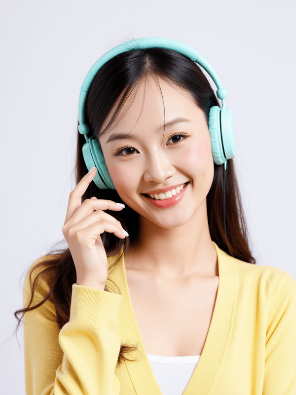 Con gái, nữ, girl, tai nghe, sinh viên, quảng cáo, Việt Nam 21