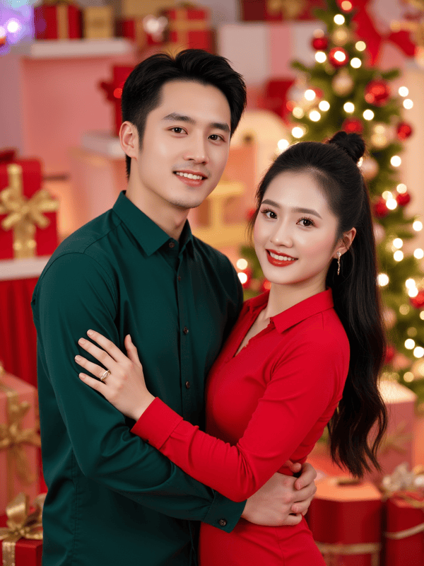 Cặp đôi, couple, con trai, con gái, girl, boy, giáng sinh, christmas, Việt Nam 12