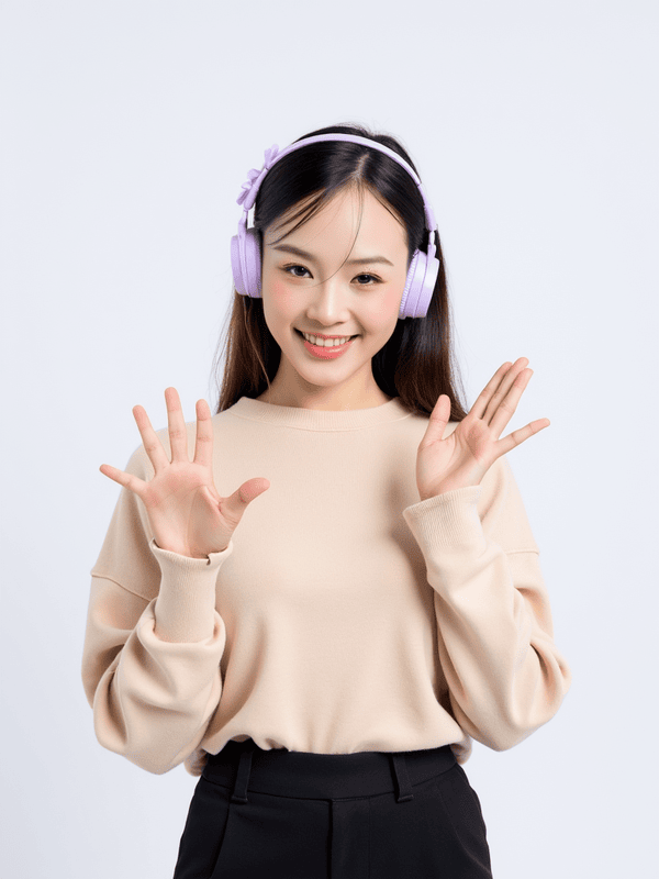 Con gái, nữ, girl, tai nghe, sinh viên, quảng cáo, Việt Nam 41