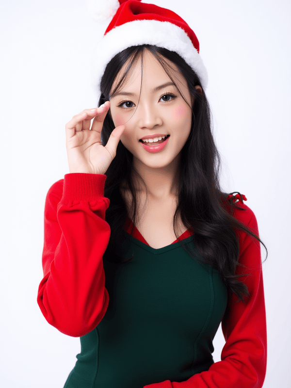 Con gái, nữ, học sinh, sinh viên, girl, giáng sinh, christmas, Việt Nam 13