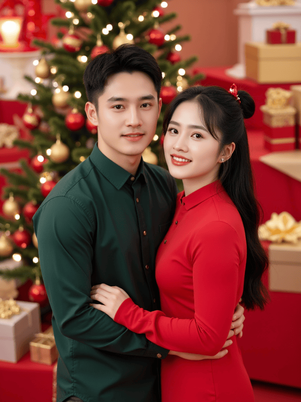 Cặp đôi, couple, con trai, con gái, girl, boy, giáng sinh, christmas, Việt Nam 11