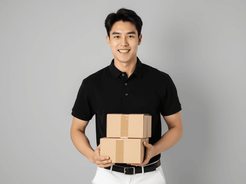 Con trai, nam, boy, nhân viên, văn phòng, giao hàng, Việt Nam 9