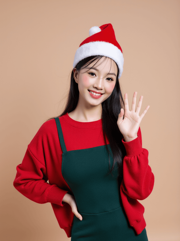 Con gái, nữ, học sinh, sinh viên, girl, giáng sinh, christmas, Việt Nam 2