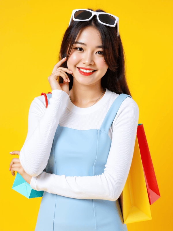 Con gái, nữ, girl, nhân viên, mua sắm, quảng cáo, Việt Nam 5