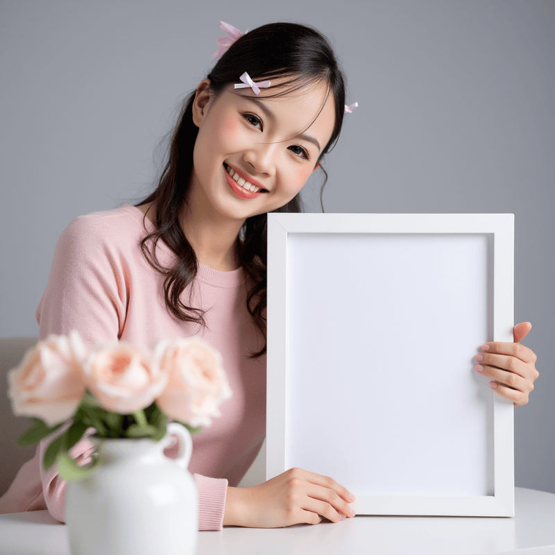 Con gái, nữ, girl, khung tranh, người mẫu, quảng cáo, Việt Nam 5