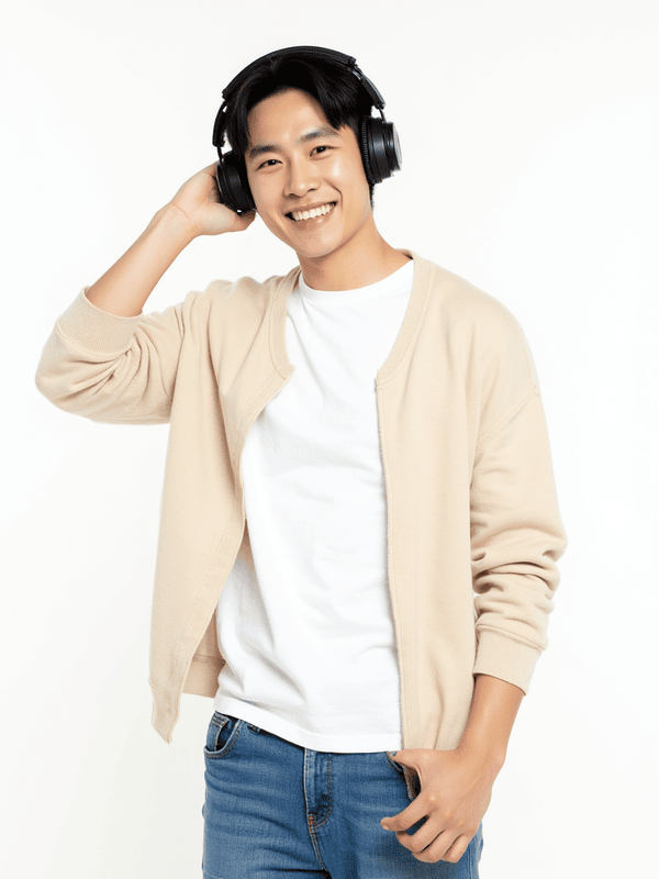 Con trai, nam, boy, tai nghe, sinh viên, quảng cáo, Việt Nam 3