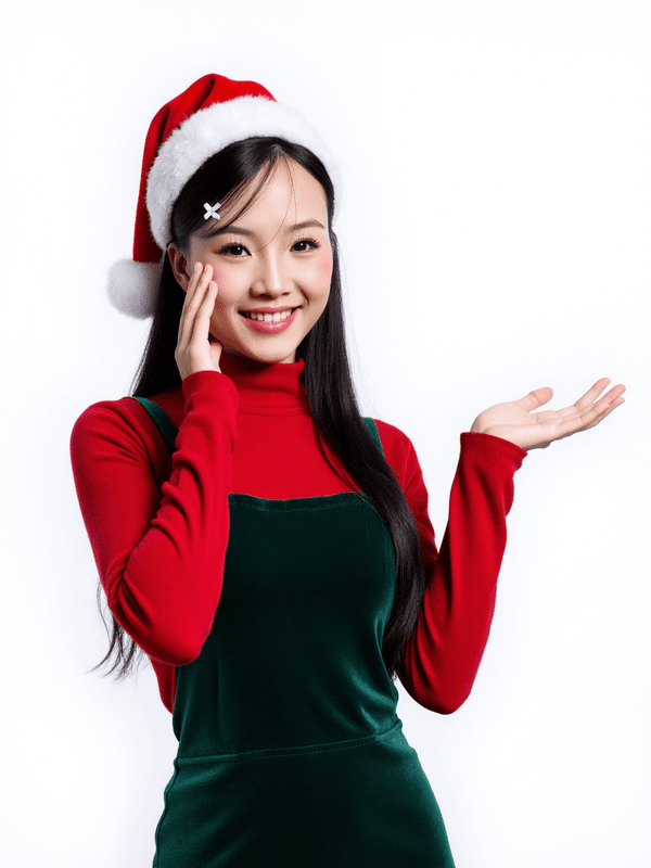 Con gái, nữ, học sinh, sinh viên, girl, giáng sinh, christmas, Việt Nam 1