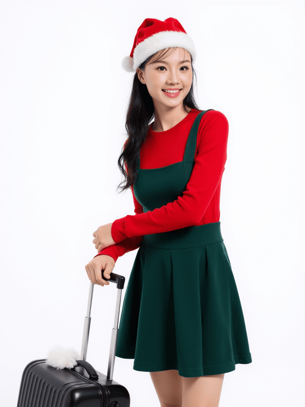 Con gái, nữ, học sinh, sinh viên, girl, giáng sinh, christmas, Việt Nam 47