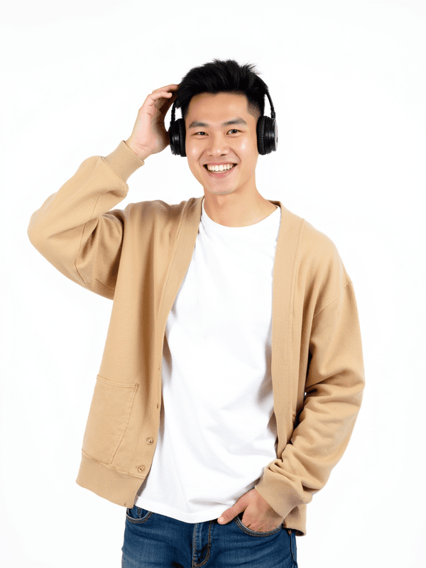Con trai, nam, boy, tai nghe, sinh viên, quảng cáo, Việt Nam