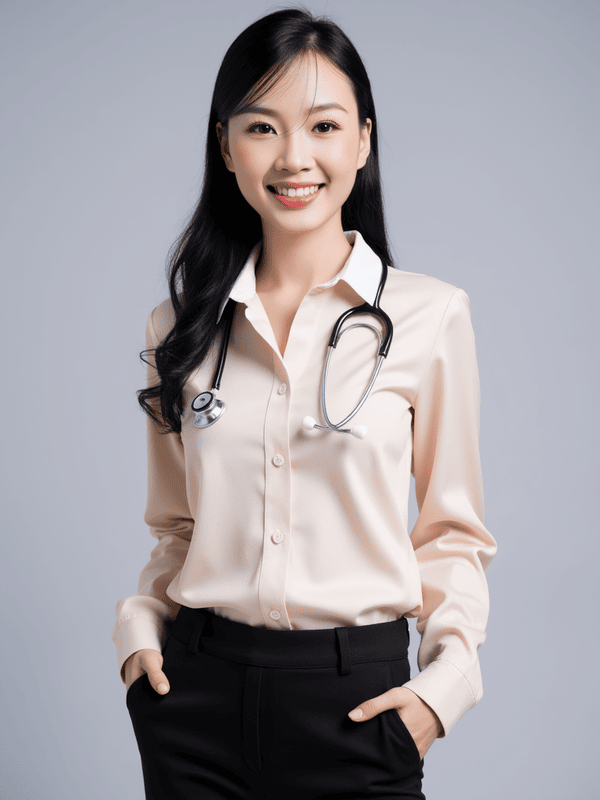 Con gái, nữ, girl, bác sĩ, doctor, quảng cáo, Việt Nam 20