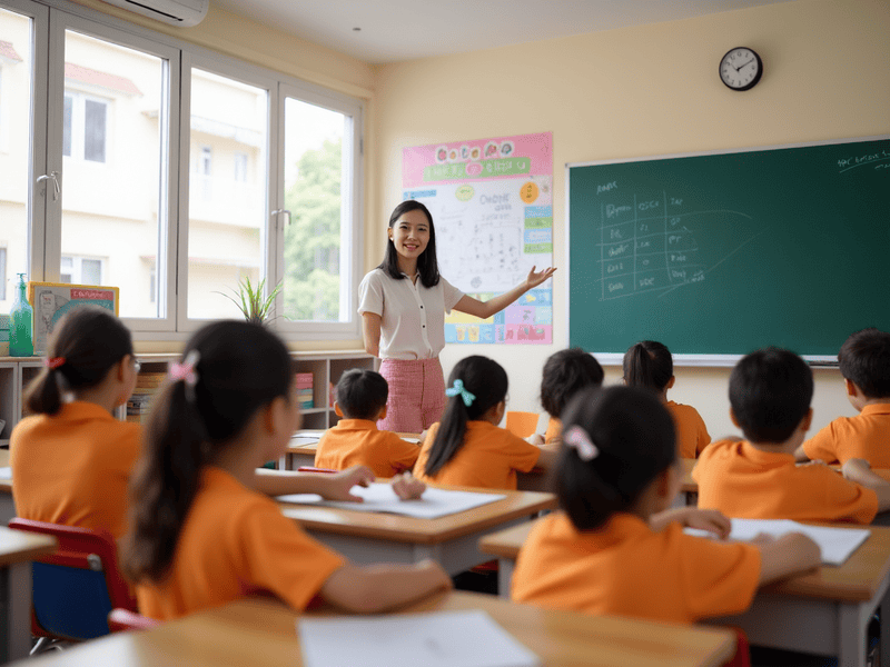 Con gái, nam, nữ, lớp học, cô giáo, học sinh, class, teacher, Việt Nam 7
