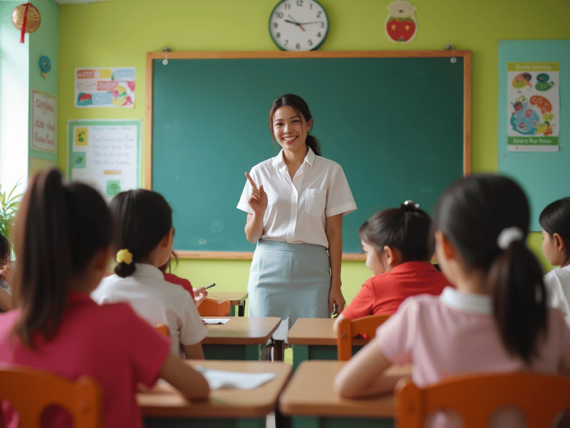 Con gái, nam, nữ, lớp học, cô giáo, học sinh, class, teacher, Việt Nam 10