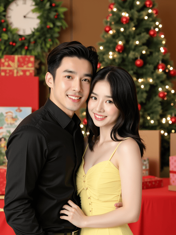 Cặp đôi, couple, con trai, con gái, girl, boy, giáng sinh, christmas, Việt Nam 20