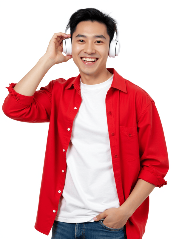 Con trai, nam, boy, tai nghe, sinh viên, quảng cáo, Việt Nam 8