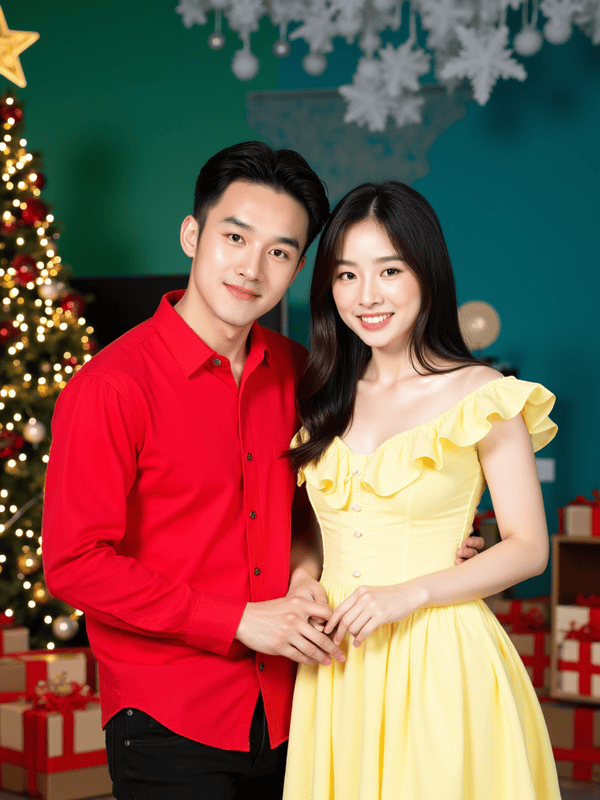 Cặp đôi, couple, con trai, con gái, girl, boy, giáng sinh, christmas, Việt Nam 6
