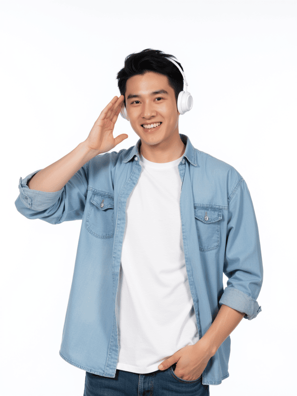 Con trai, nam, boy, tai nghe, sinh viên, quảng cáo, Việt Nam 11