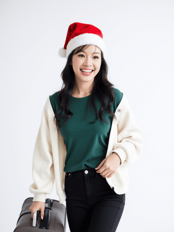 Con gái, nữ, học sinh, sinh viên, girl, giáng sinh, christmas, Việt Nam 35