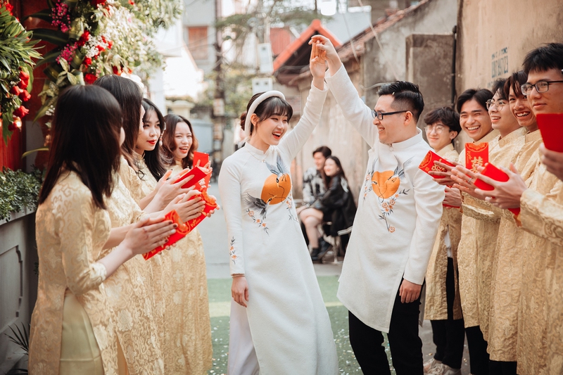 Cô dâu, chú rể, cặp đôi, couple, đám cưới, wedding  - BabyMin 5