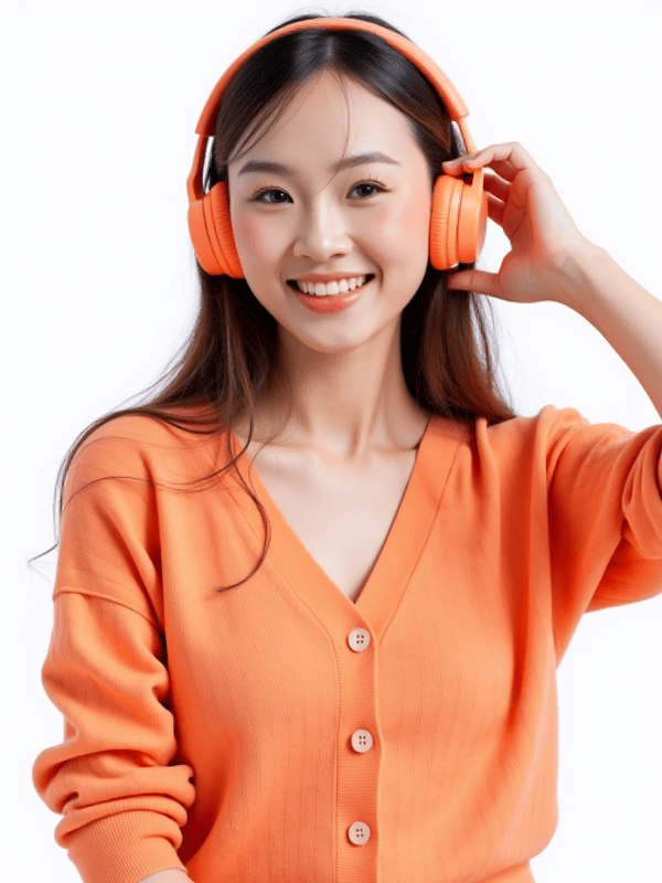 Con gái, nữ, girl, tai nghe, sinh viên, quảng cáo, Việt Nam 5