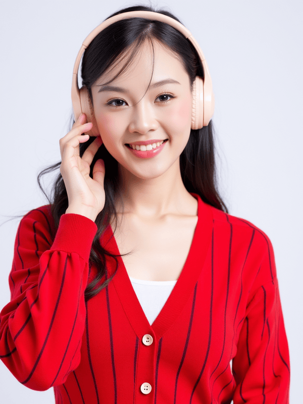 Con gái, nữ, girl, tai nghe, sinh viên, quảng cáo, Việt Nam 10