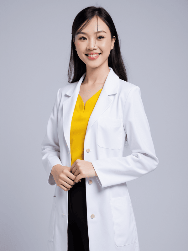 Con gái, nữ, girl, bác sĩ, doctor, quảng cáo, Việt Nam