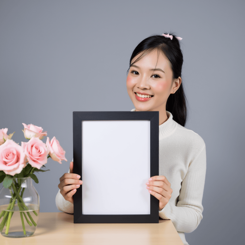 Con gái, nữ, girl, khung tranh, người mẫu, quảng cáo, Việt Nam
