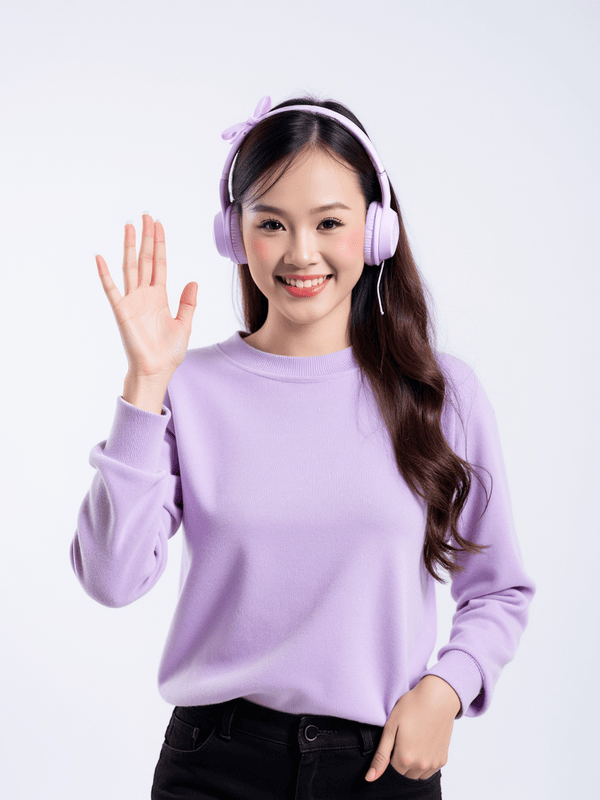 Con gái, nữ, girl, tai nghe, sinh viên, quảng cáo, Việt Nam 37