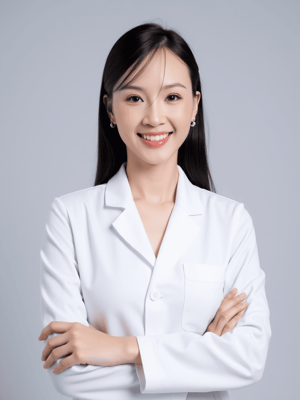 Con gái, nữ, girl, bác sĩ, doctor, quảng cáo, Việt Nam