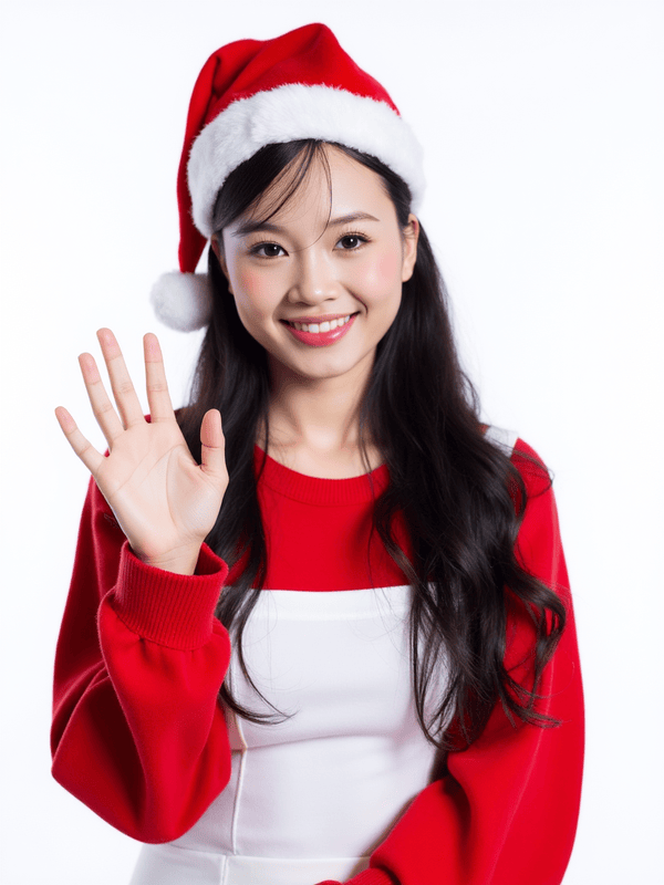 Con gái, nữ, học sinh, sinh viên, girl, giáng sinh, christmas, Việt Nam 5
