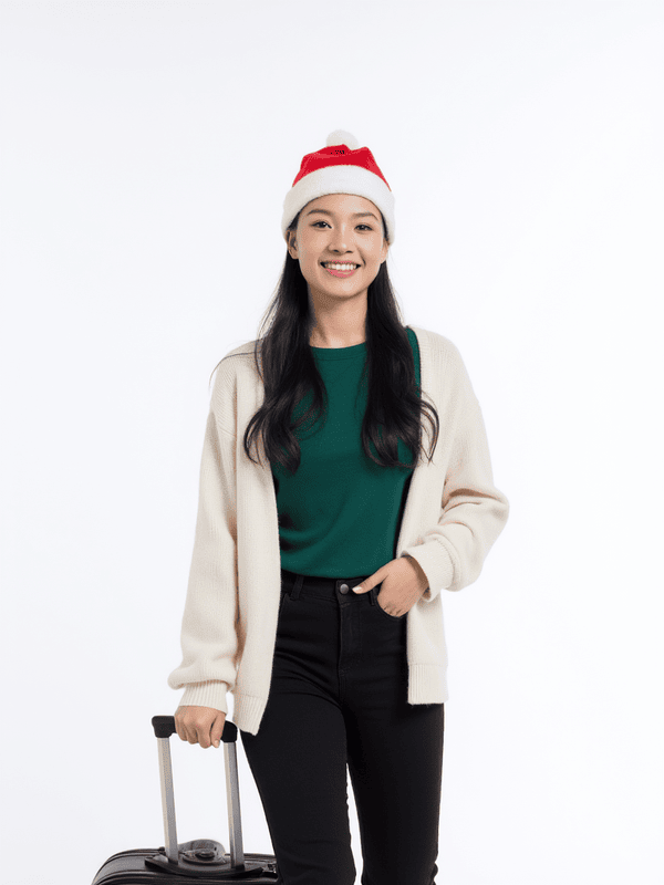 Con gái, nữ, học sinh, sinh viên, girl, giáng sinh, christmas, Việt Nam 37
