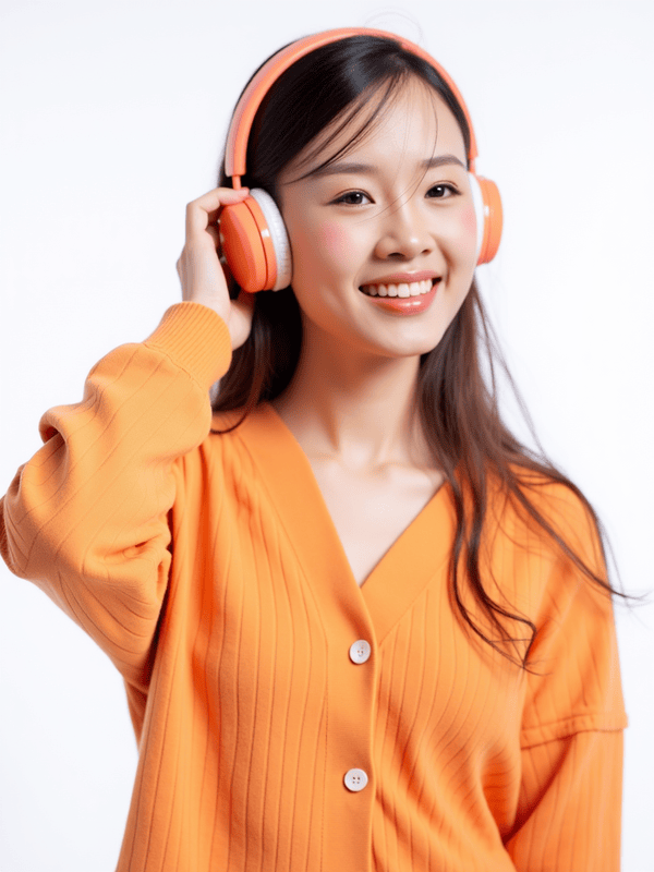 Con gái, nữ, girl, tai nghe, sinh viên, quảng cáo, Việt Nam 7