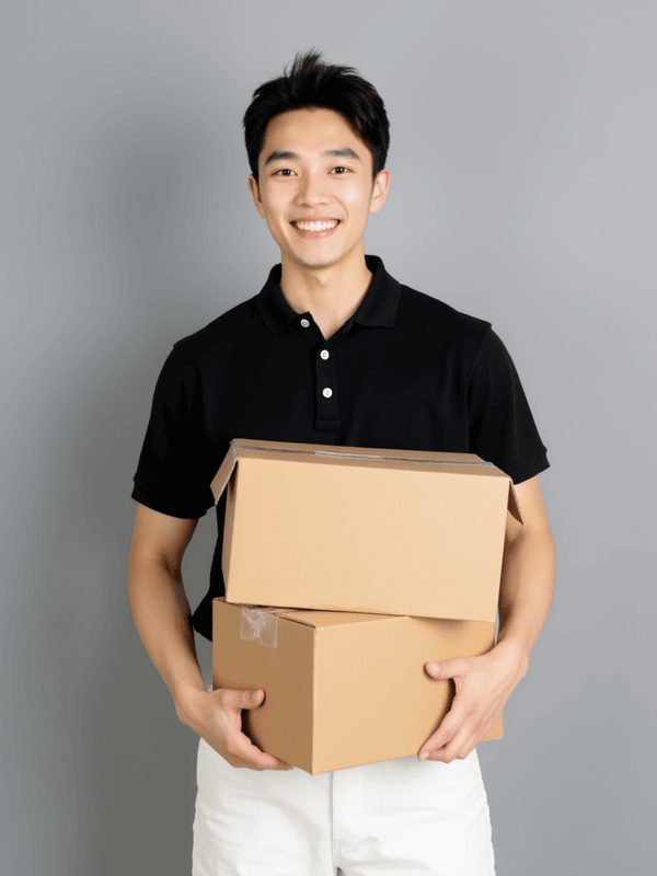 Con trai, nam, boy, nhân viên, văn phòng, giao hàng, Việt Nam